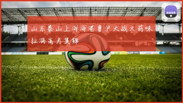 山东泰山上海海港鲁沪大战火药味拉满高光集锦